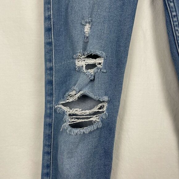 Abercrombie & Fitch Distressed High Rise Denim Jeggings - Women’s 26 - Picture 9 of 14
